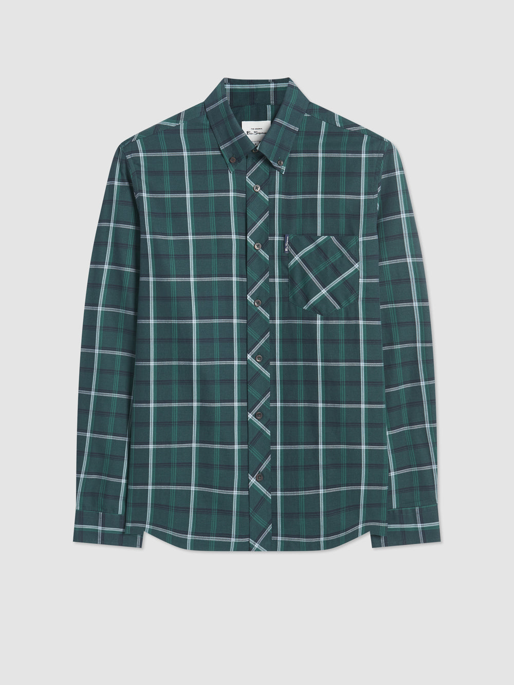 Chemises Ben Sherman Grid Check Vert | GJS-18157081